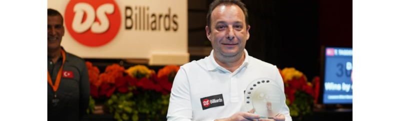 Daniel Sanchez Champion of the Lausanne Billiards Masters 2021, Tayfun Tasdemir Runner Up