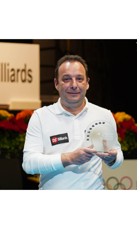 Daniel Sanchez Champion of the Lausanne Billiards Masters 2021, Tayfun Tasdemir Runner Up